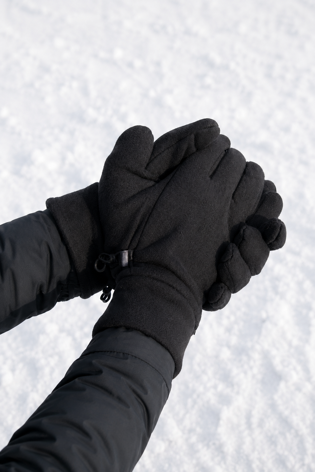 AROSA | Fleece-Handschuhe Schwarz