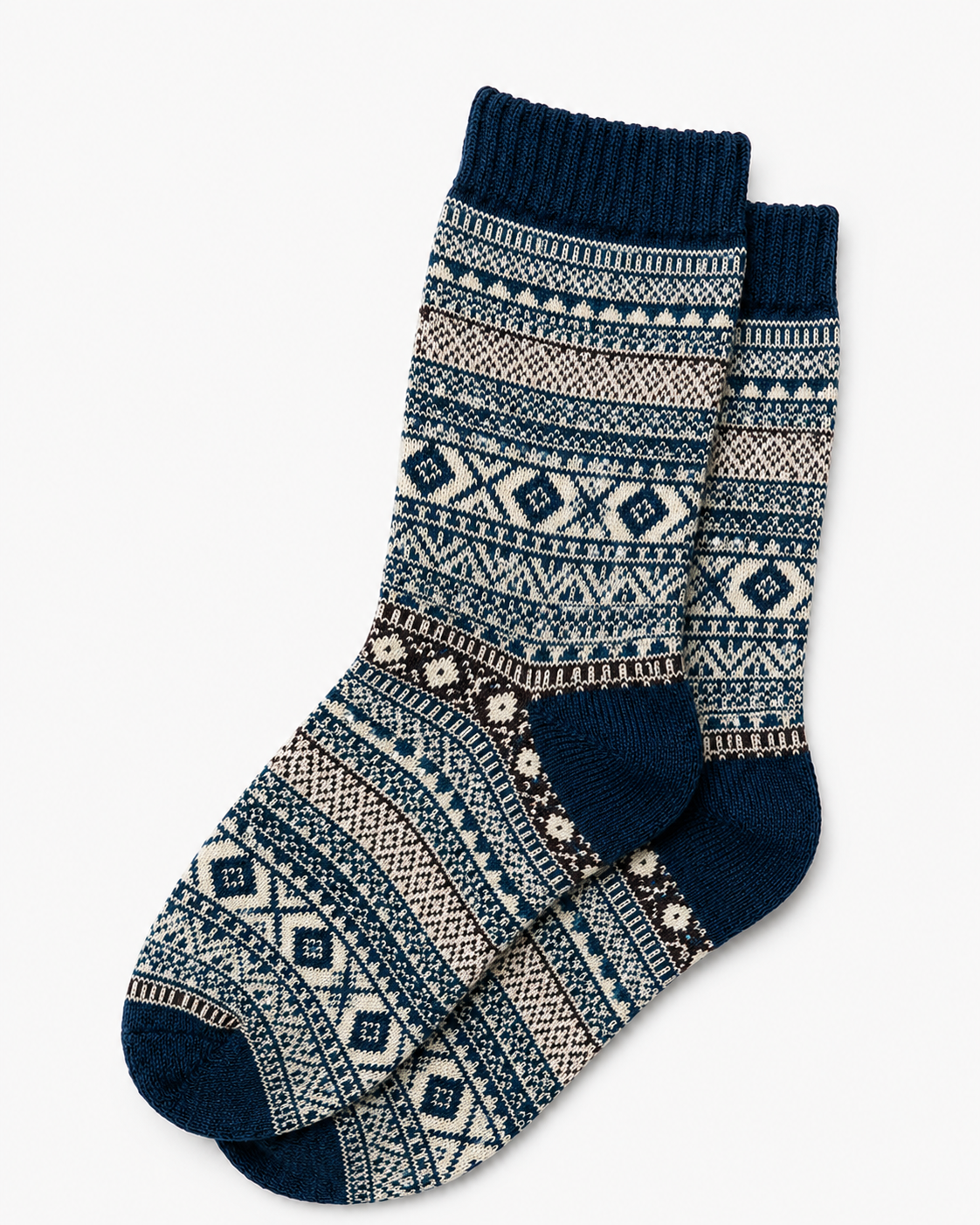 AROSA | Herren Wintersocken Scandinavian Muster 5er-Pack