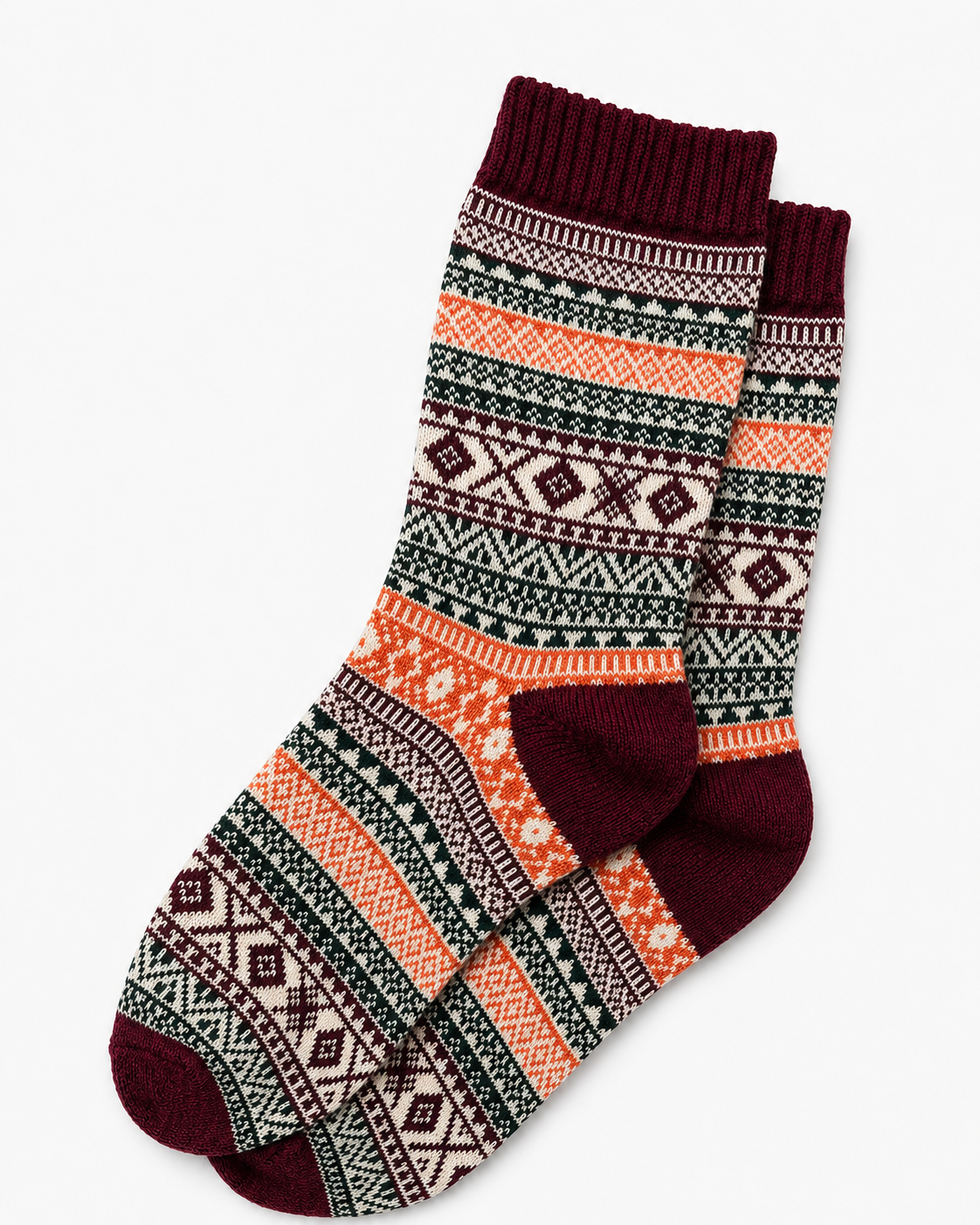 AROSA | Herren Wintersocken Scandinavian Muster 5er-Pack