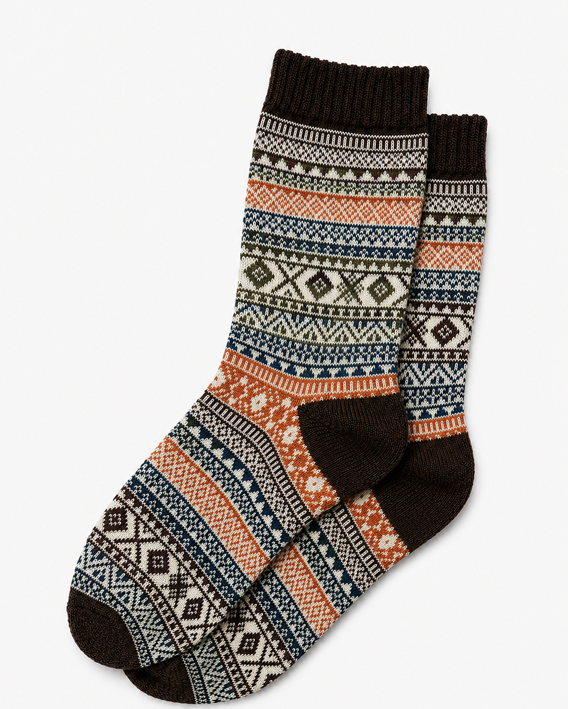 AROSA | Herren Wintersocken Scandinavian Muster 5er-Pack