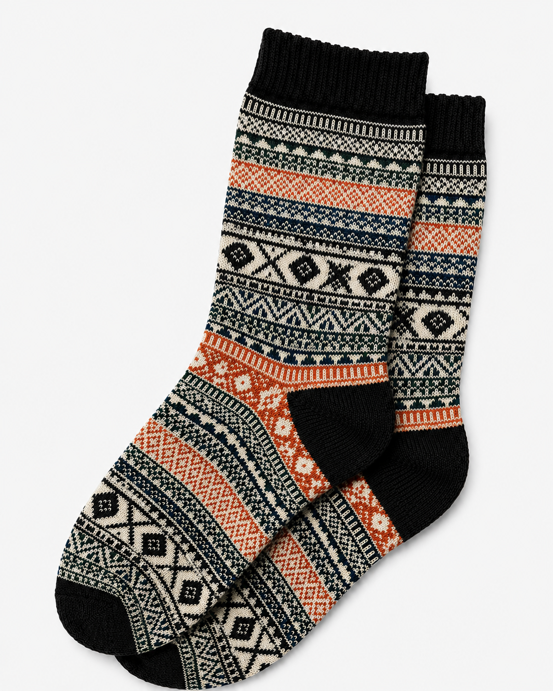 AROSA | Herren Wintersocken Scandinavian Muster 5er-Pack
