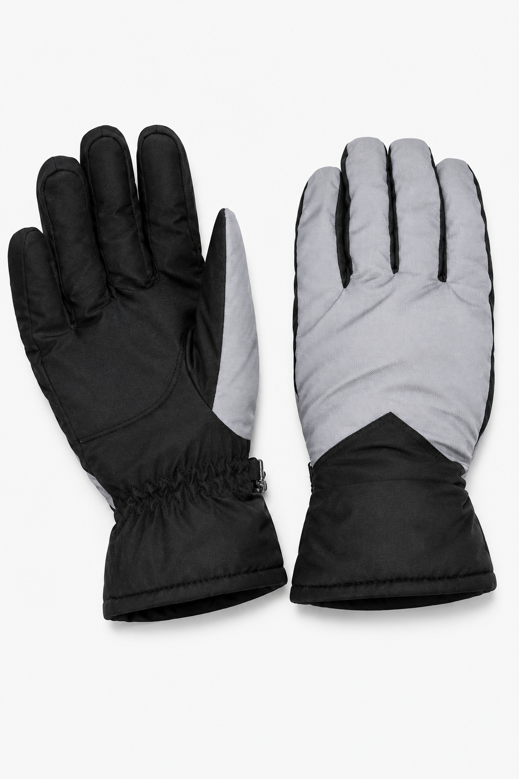 AROSA | Reflektierende Winterhandschuhe Schwarz-Weiß