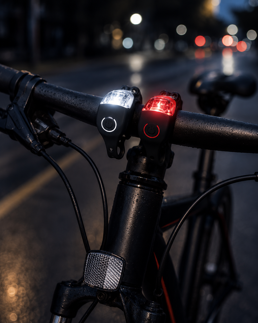 AROSA | LED Fahrradlichter Set aus Silikon