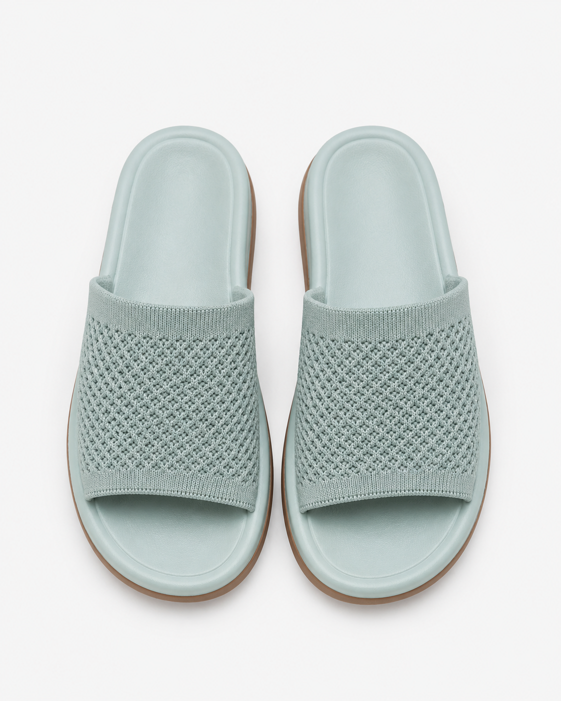 Sia | Atmungsaktive Strick-Slide-Sandalen