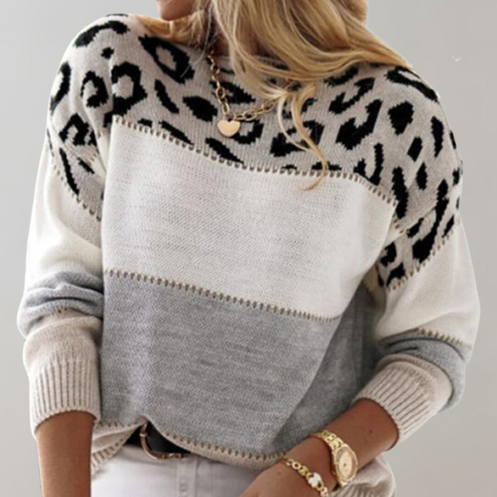 Valmont | Eleganter Leopardenpullover