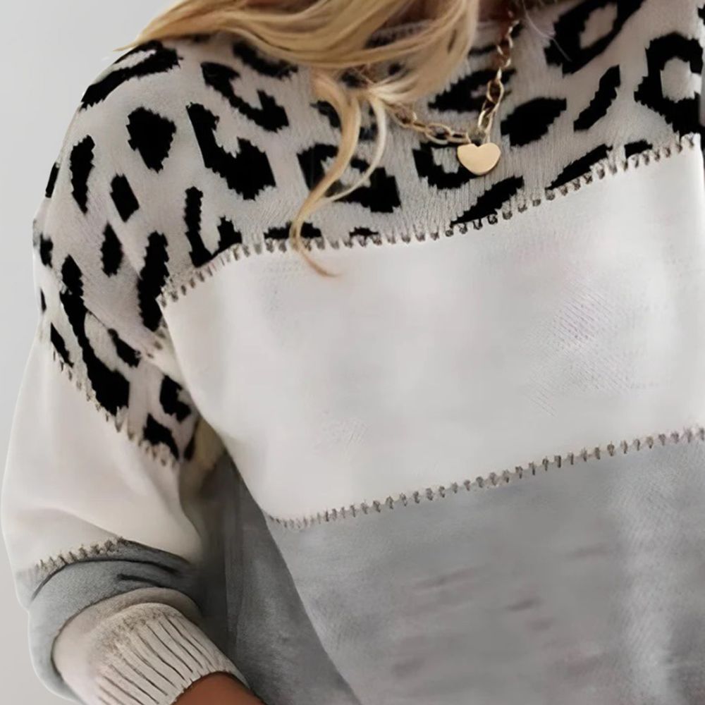Valmont | Eleganter Leopardenpullover