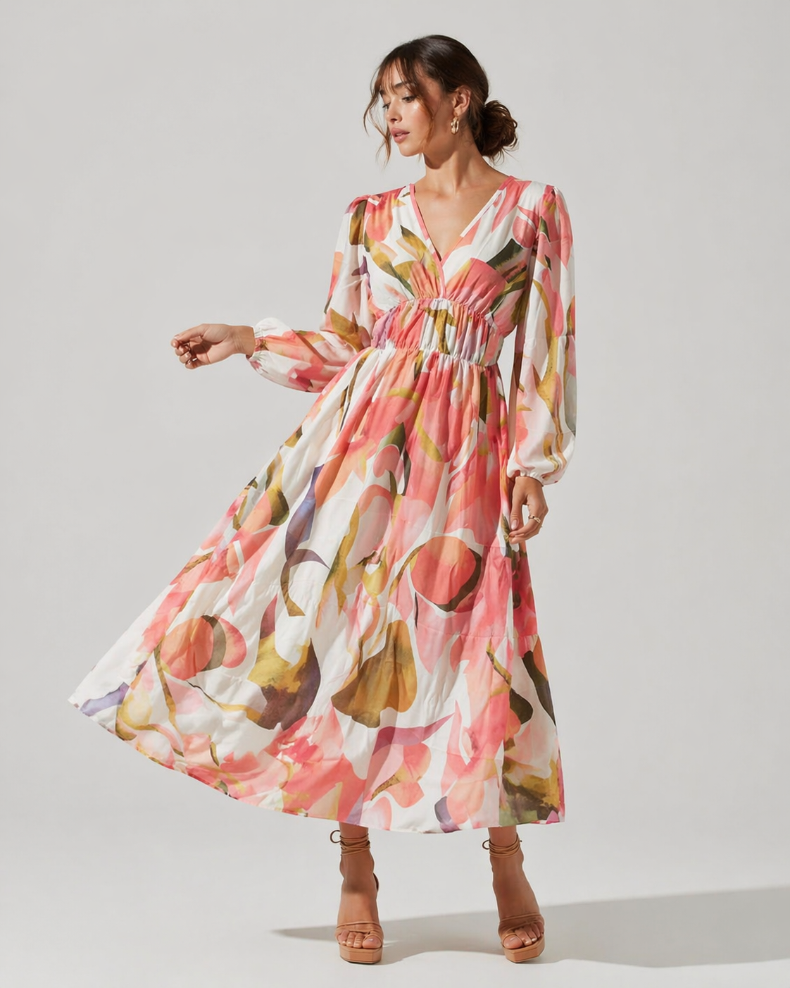 Carlotta Elegantes Blumenkleid
