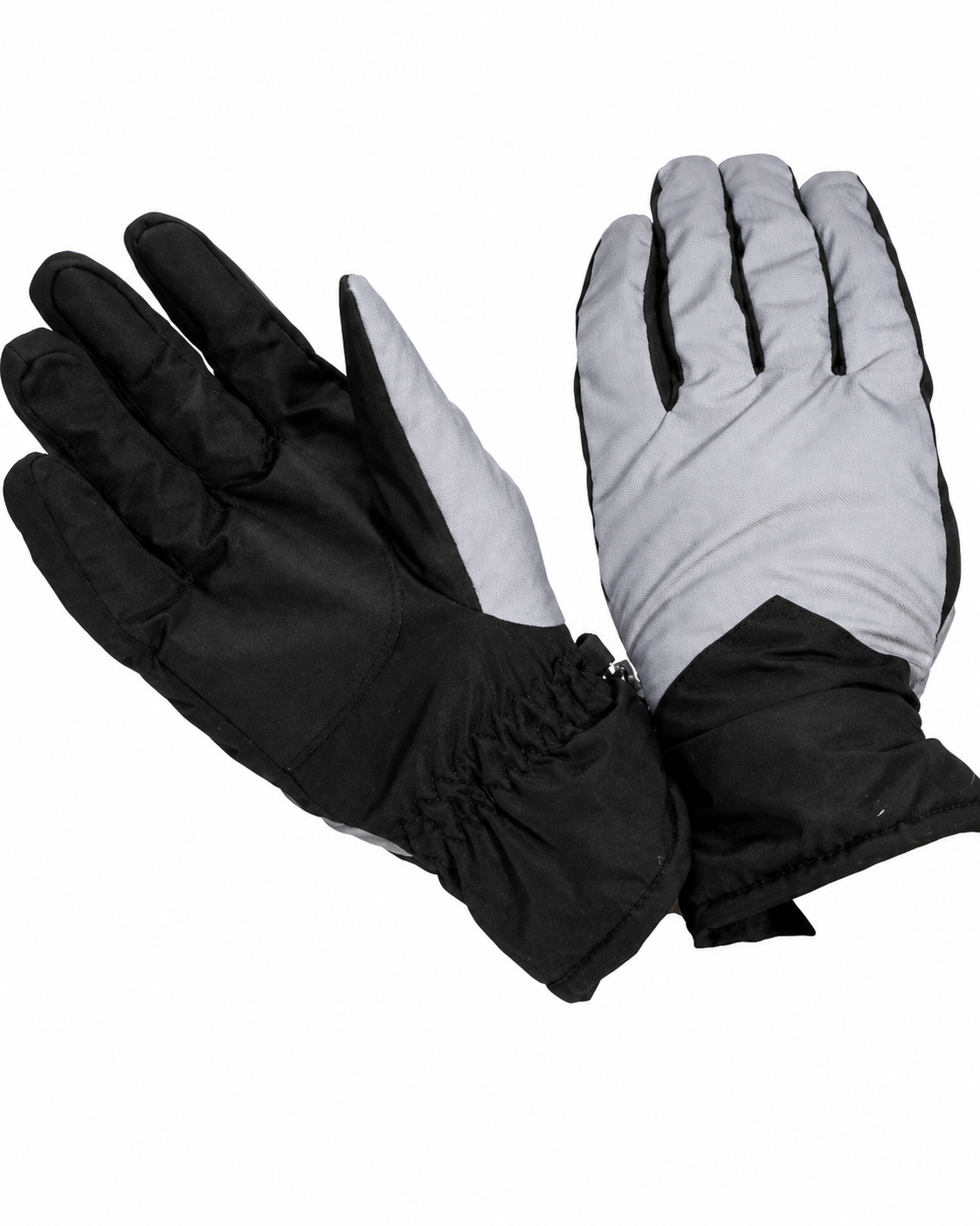 AROSA | Reflektierende Winterhandschuhe Schwarz-Weiß