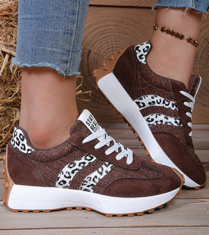 Halima – Retro-Sneaker mit Schnürsenkeln