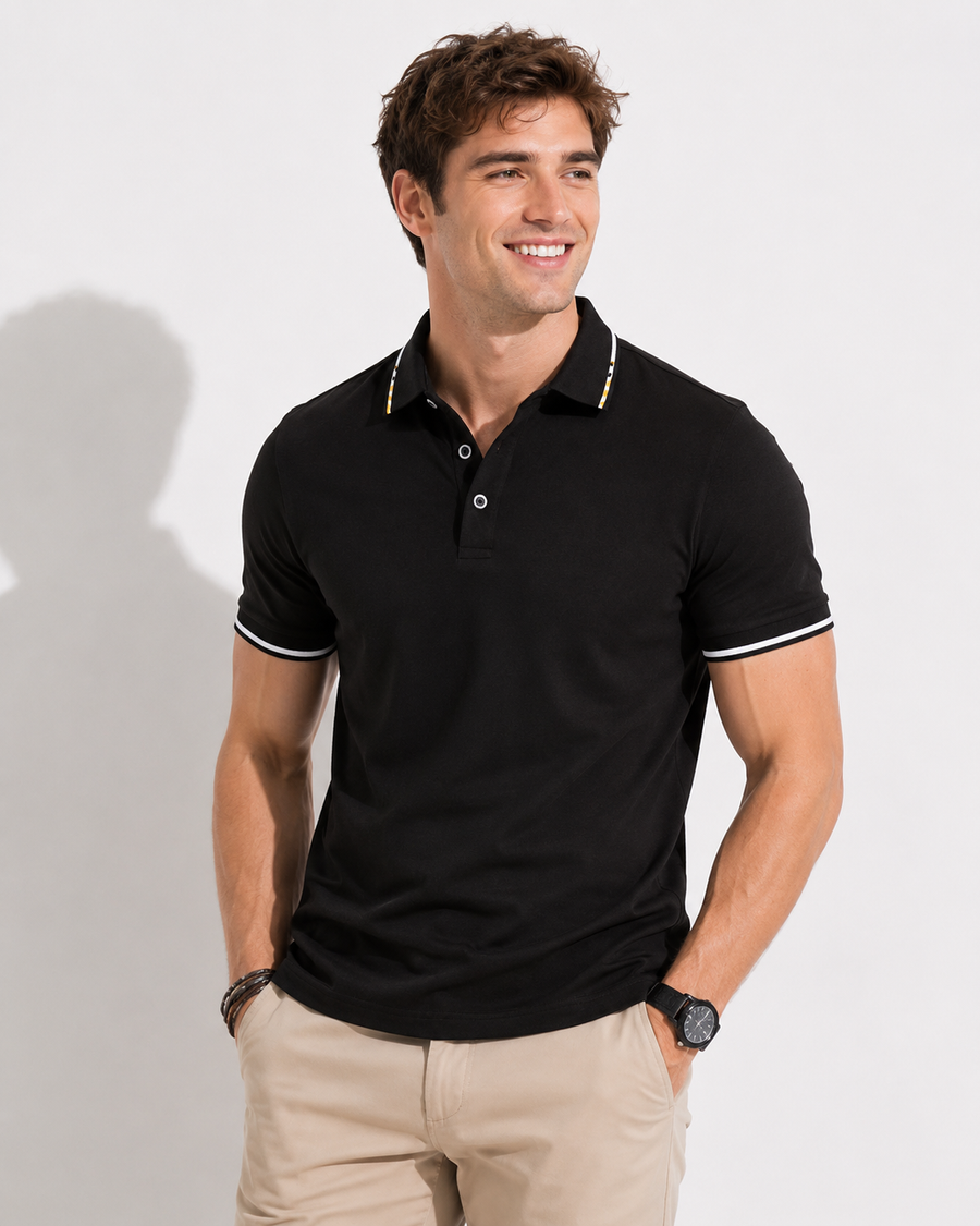 Feinschnitt Herren Langarmshirt