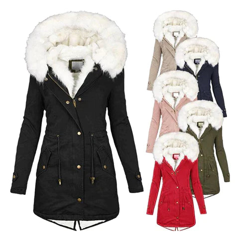 JULIA- Winterjacke mit Pelzfutter