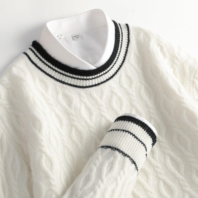 Herren Pullover aus reiner Wolle