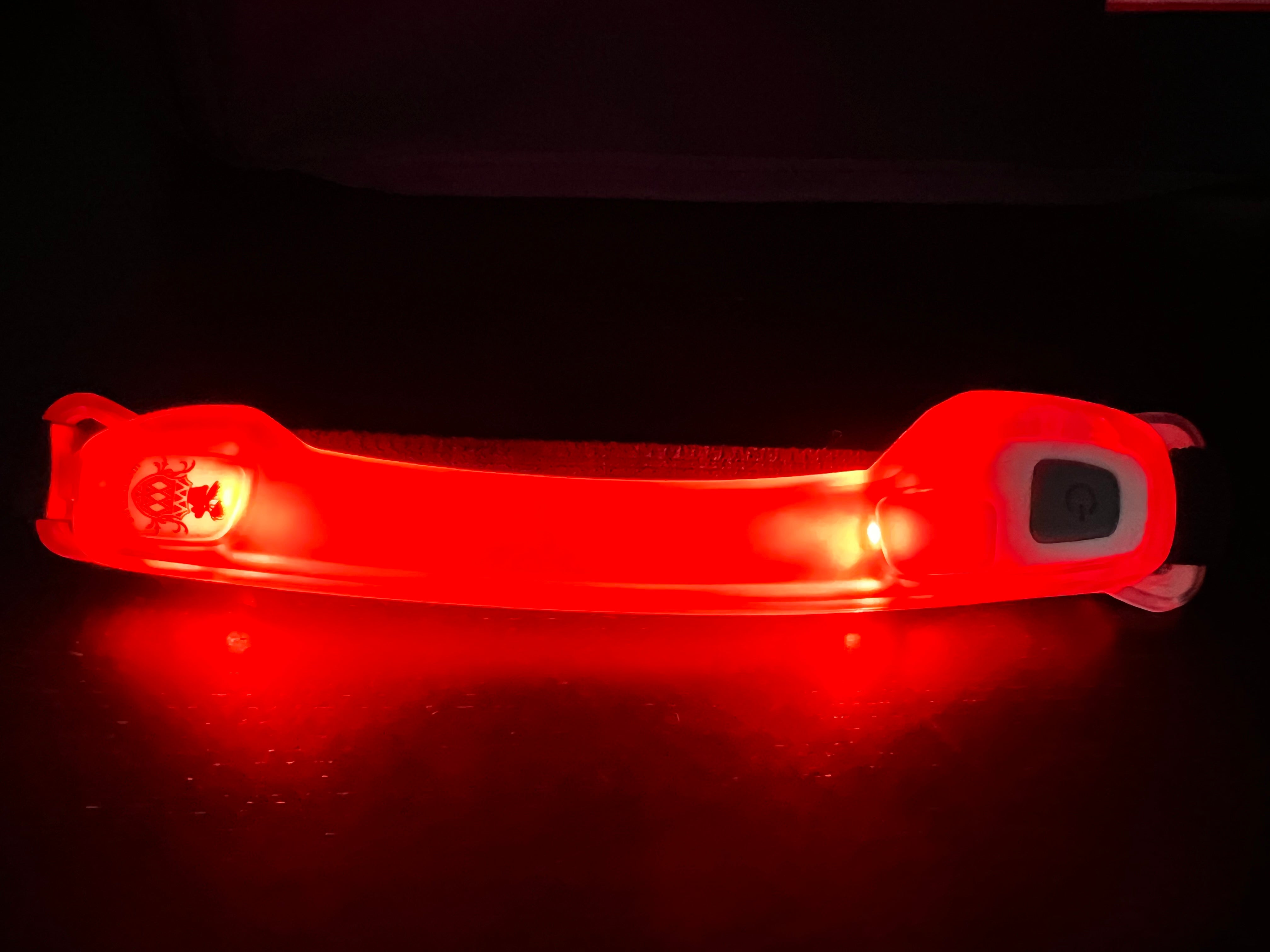 AROSA | LED Sicherheitsarmband Wiederaufladbar Rot