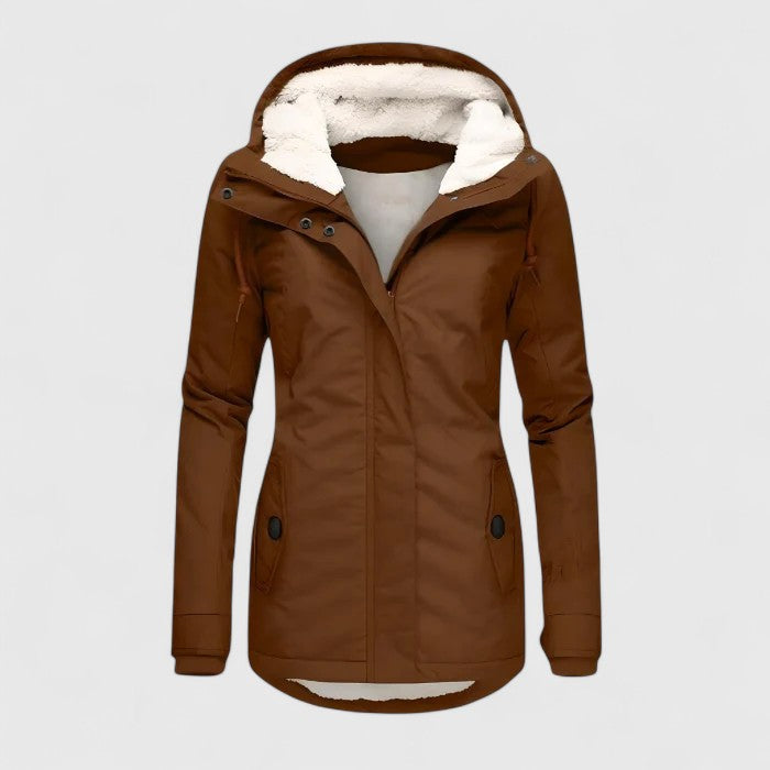 Seravia Wasserdichte Winterjacke mit Kapuze