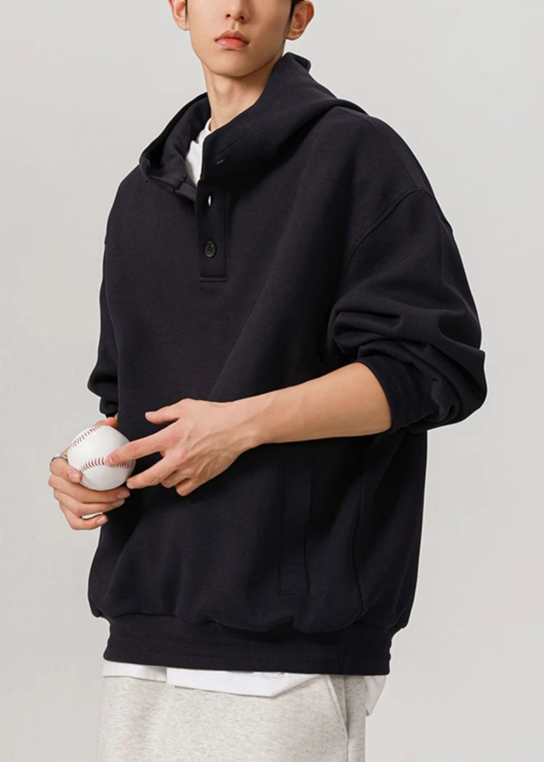 James Herren Kapuzenpullover – Klassisches Sweatshirt mit Kapuze