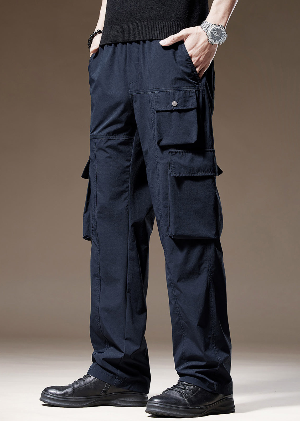 Drex Herren Baumwollhose – Klassische Stoffhose aus solider Baumwolle