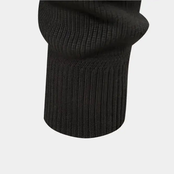Modischer Strickpullover mit sportivem Reißverschluss