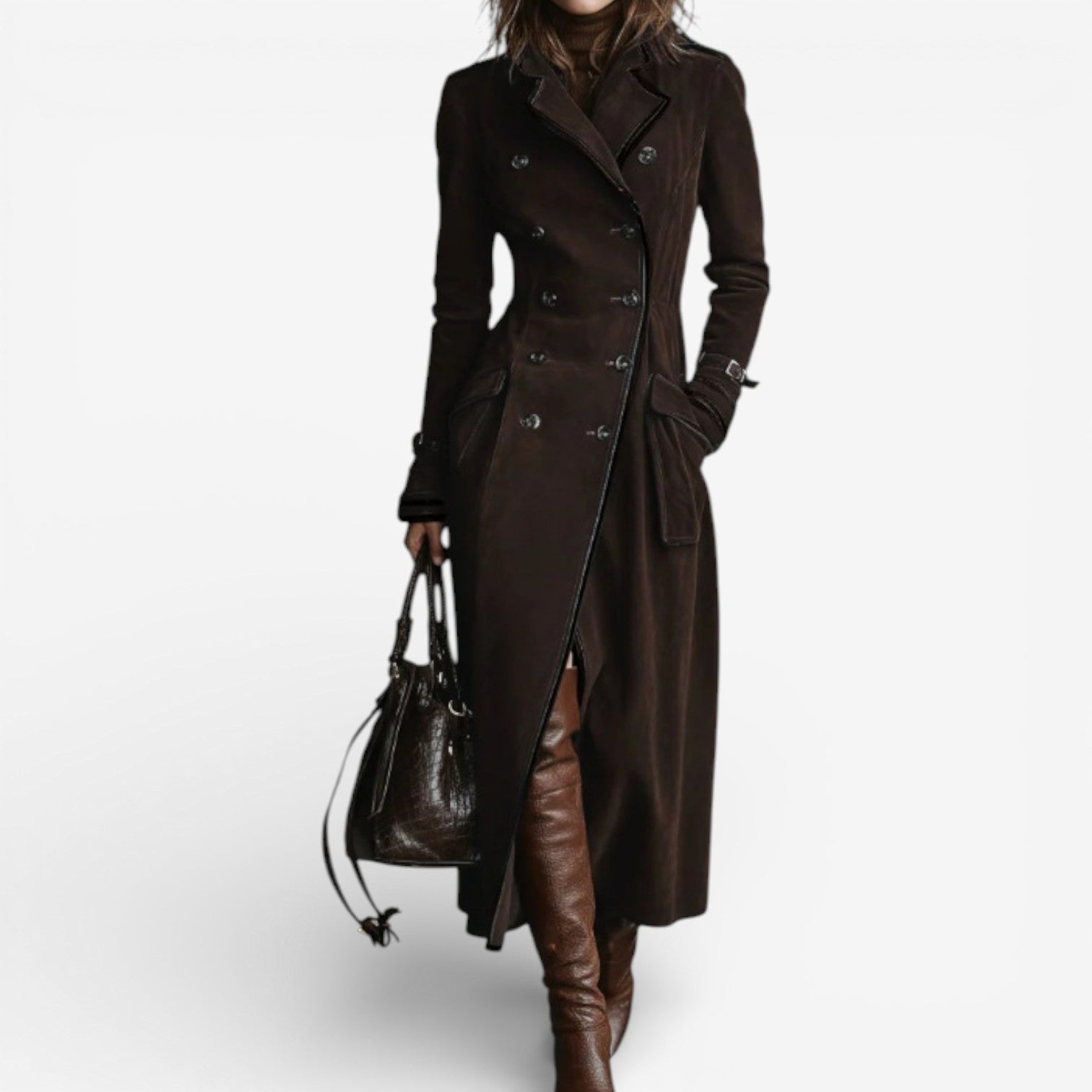 Nathaly Langer Damen Trenchcoat