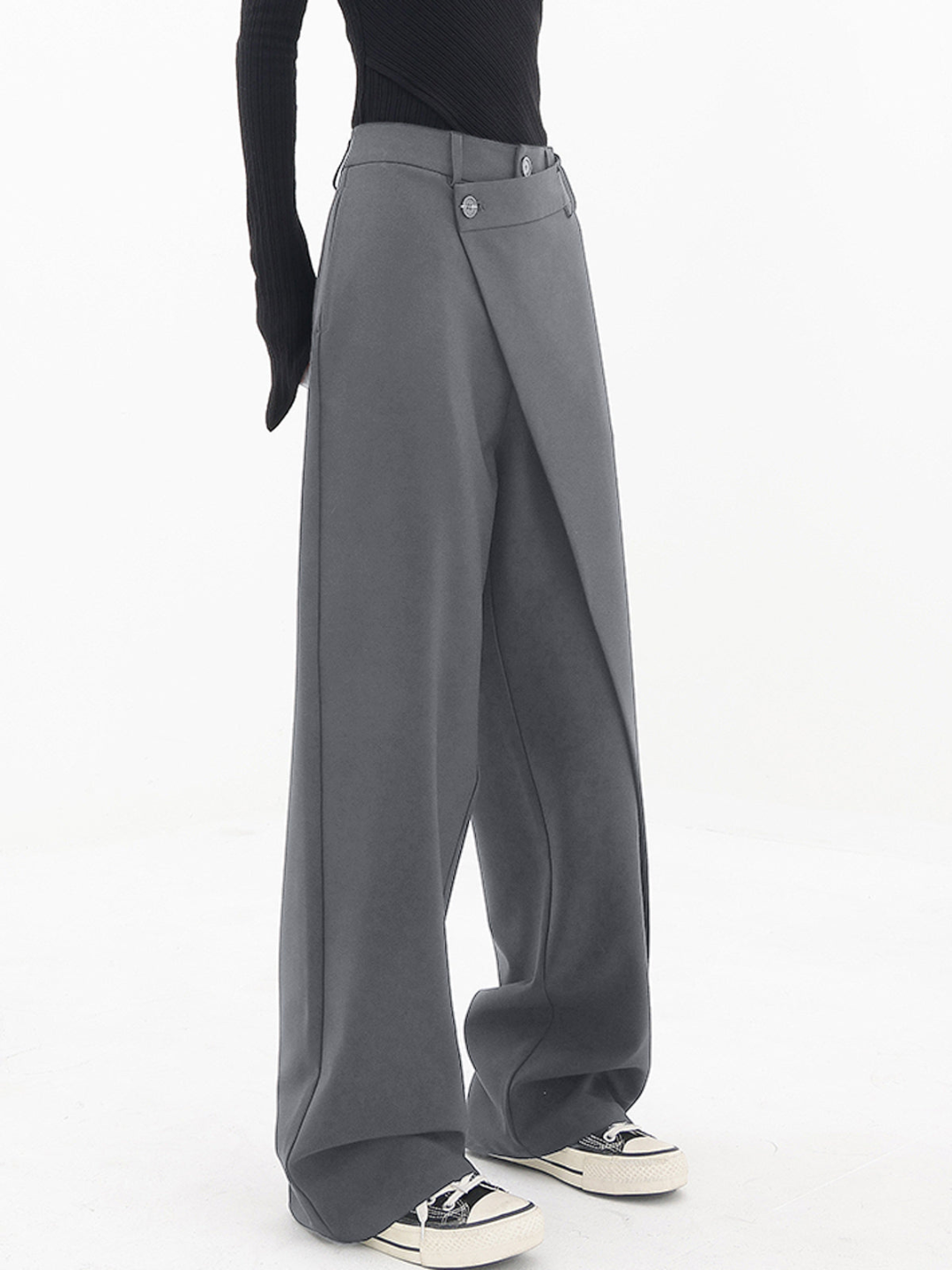 Damen Baggy-Hose – Moderne weit geschnittene Hose im Streetwear-Stil