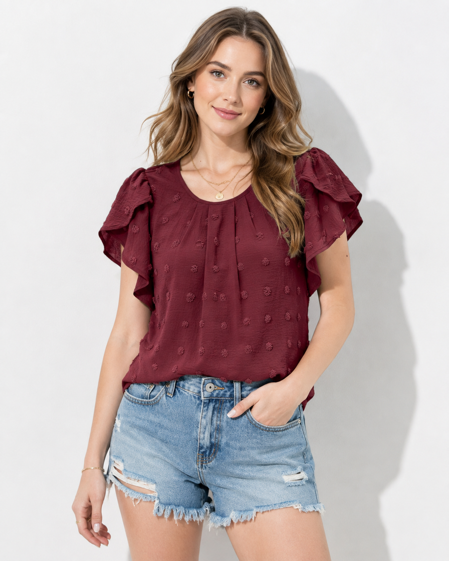 Pünktchenflair Bluse