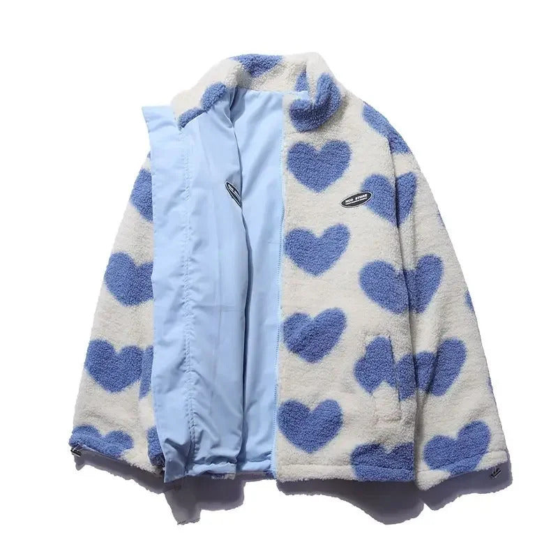 Daria Wendbare Jacke mit Herzchen