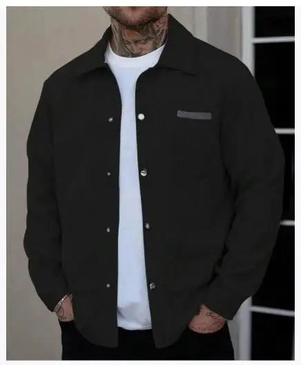 Tomas | Jacke aus Cord mit Knopfleiste