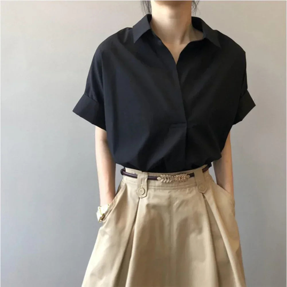 Carina | Atmungsaktive Bluse mit Fledermausärmeln