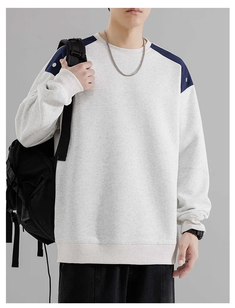 Renzo | Sweatshirt mit Schulterdetails und lockerem Schnitt
