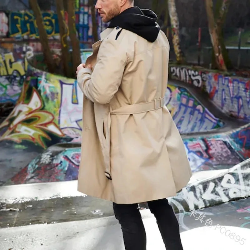 Julian | Trenchcoat mit Doppelreihe und Gürtel