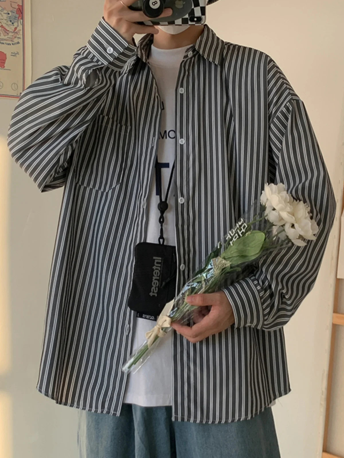 Pavel | Oversize Hemd mit Streifen und lockerem Schnitt