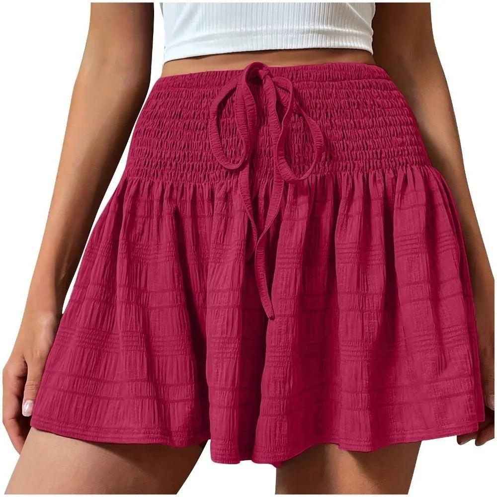 AROSA | Lockere Shorts mit Kordelzug und hoher Taille