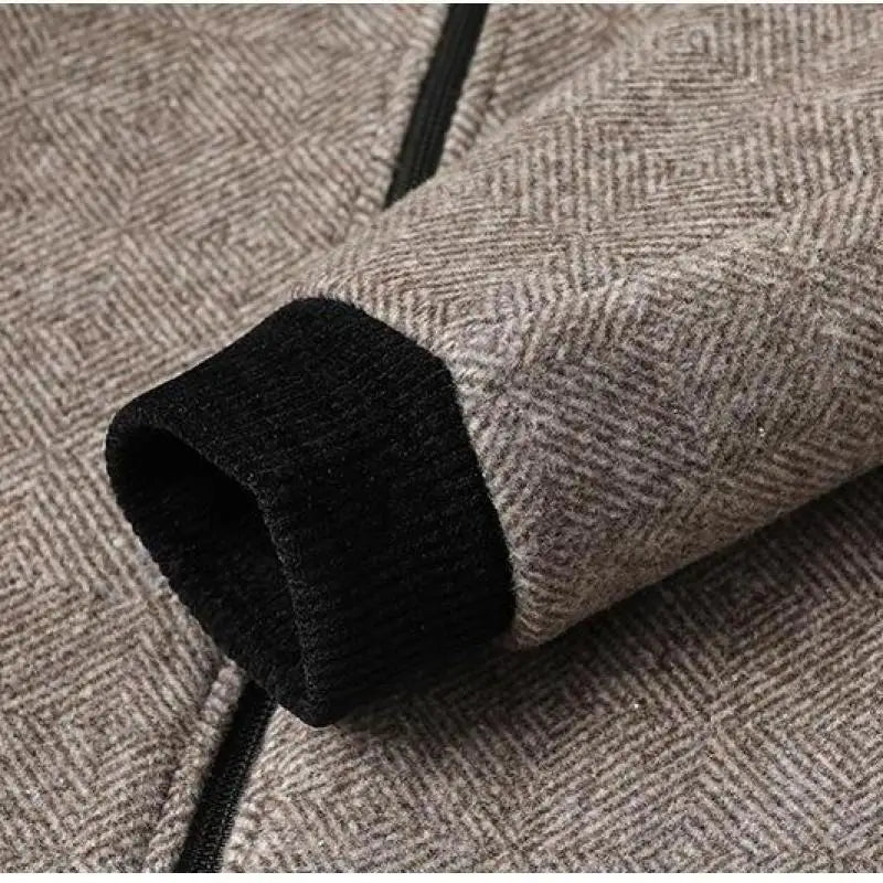 Herren Komfort Wolljacke