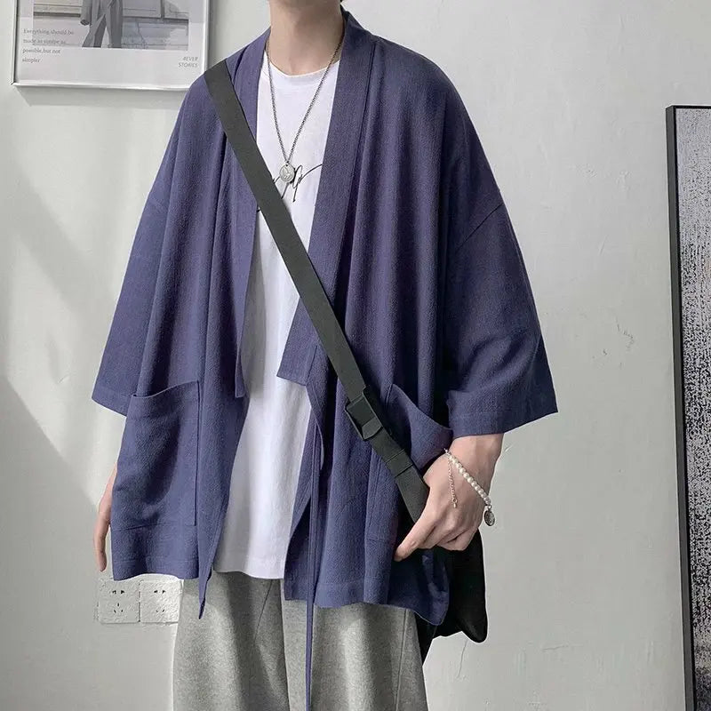 Leon | Cardigan im Kimono Stil