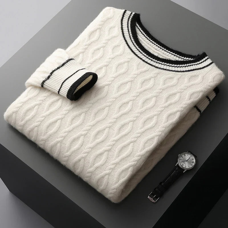 Herren Pullover aus reiner Wolle