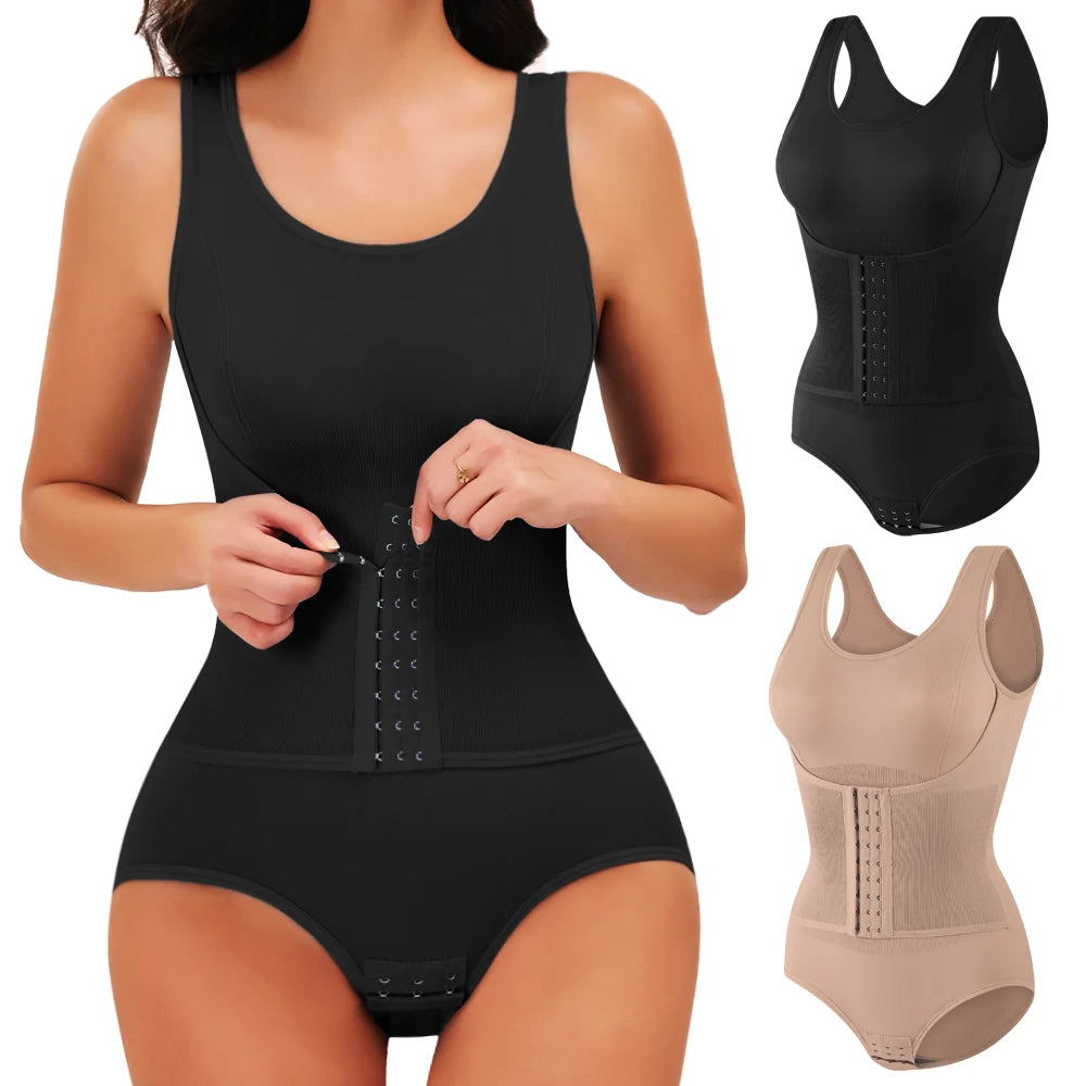 Bodysuit Shapewear mit Gürtel für Damen