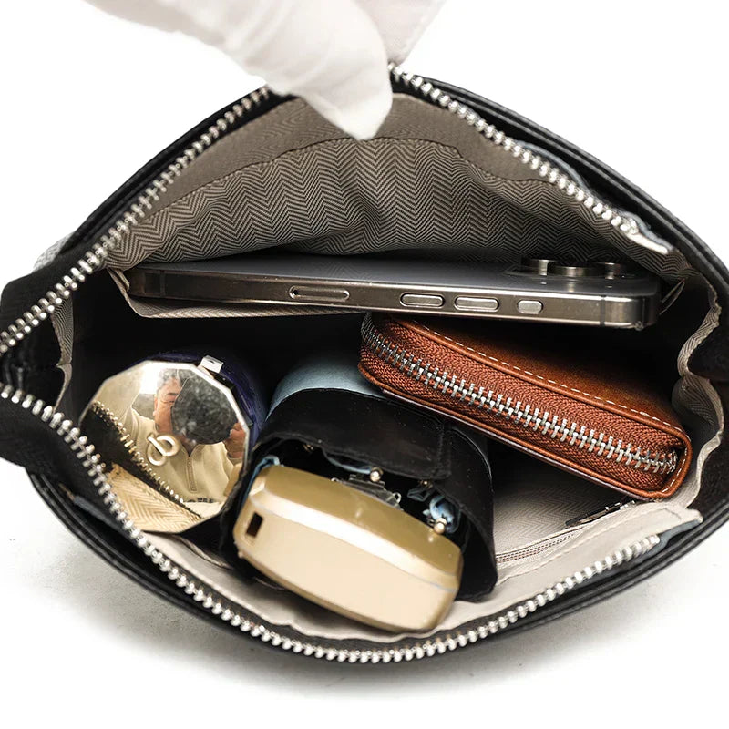 Matilda Edle Leder Schultertasche