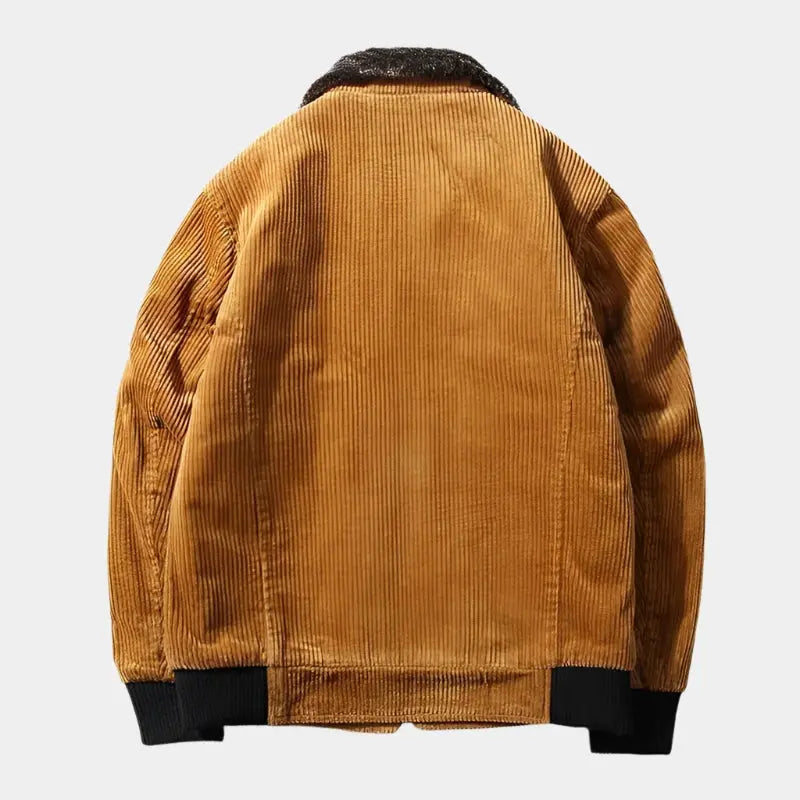 Thermische Windbreaker Cordjacke