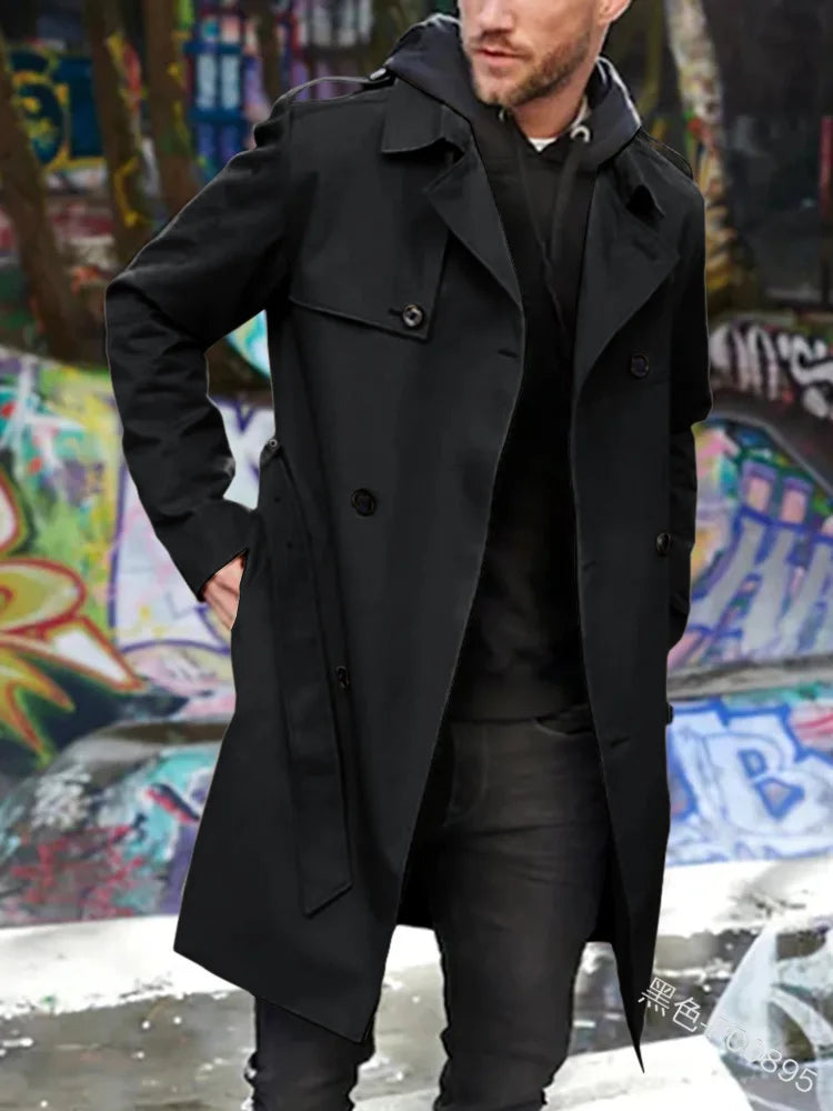 Julian | Trenchcoat mit Doppelreihe und Gürtel
