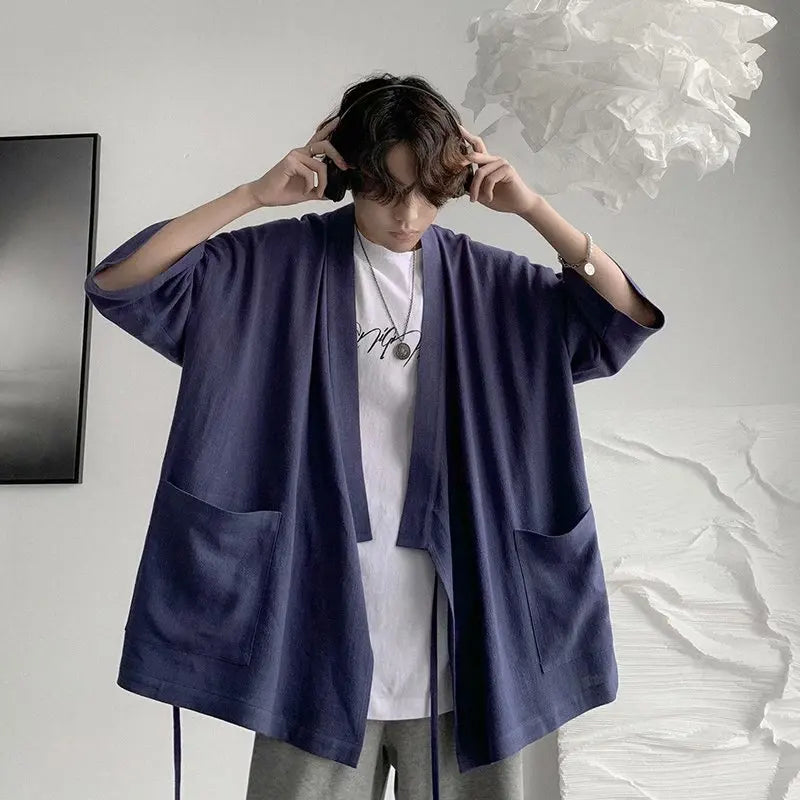 Leon | Cardigan im Kimono Stil