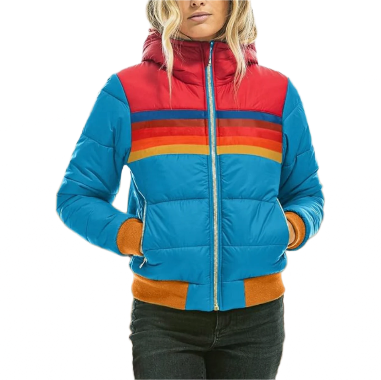 WOODSTACK Retro Kapuzenjacke