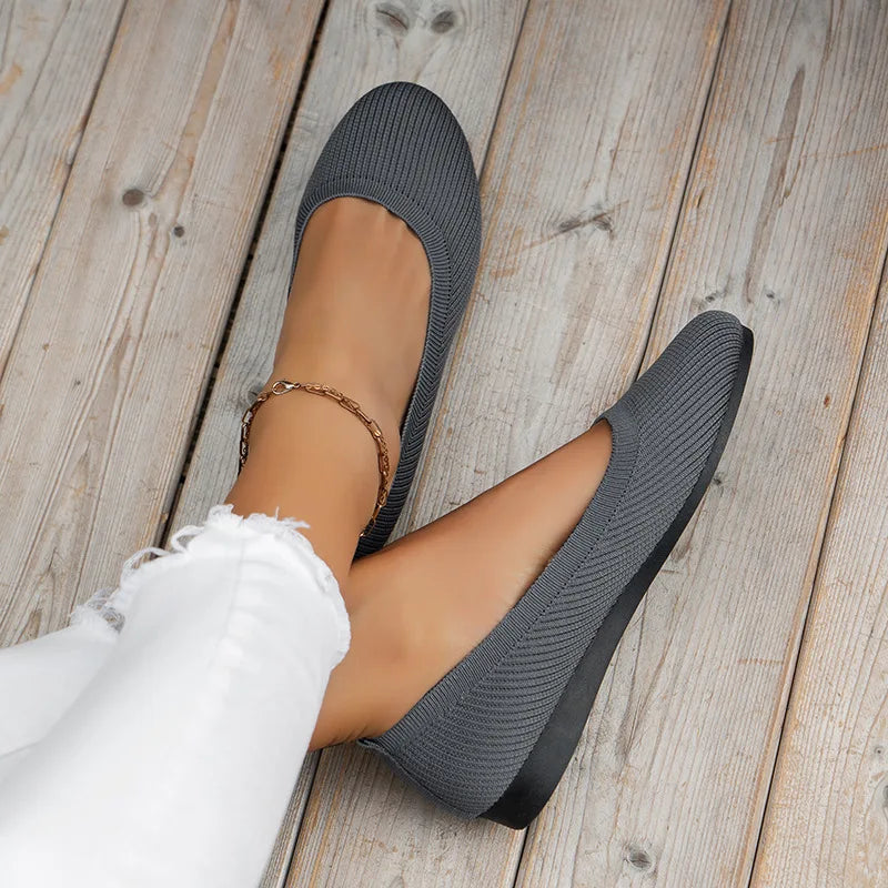 AROSA | Strick-Socken-Sneaker Atmungsaktiv Slip-On