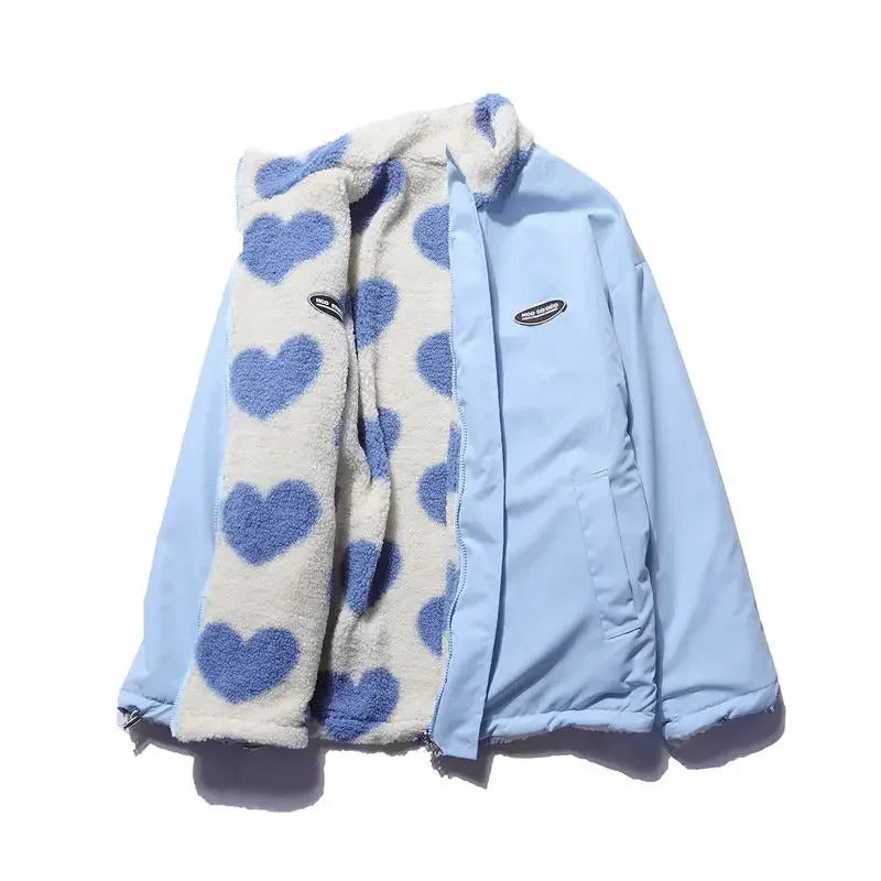 Daria Wendbare Jacke mit Herzchen