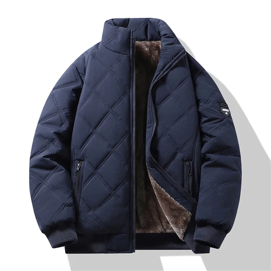 Messias | Winddichte thermische, diamantgesteppten Baumwolljacke