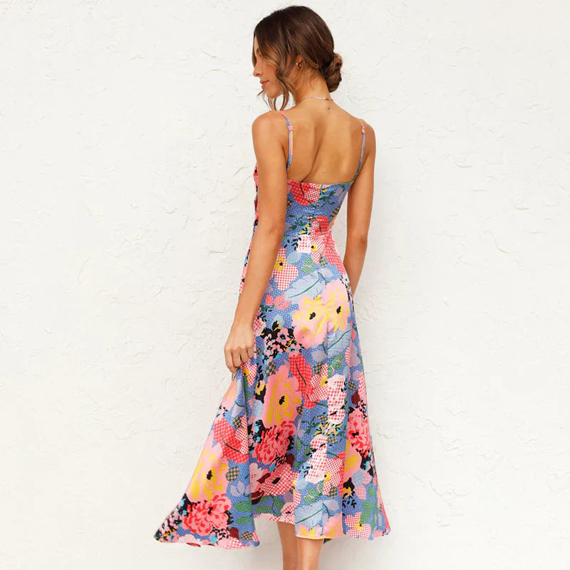 Kira- Geblümtes Sommerkleid für Frauen
