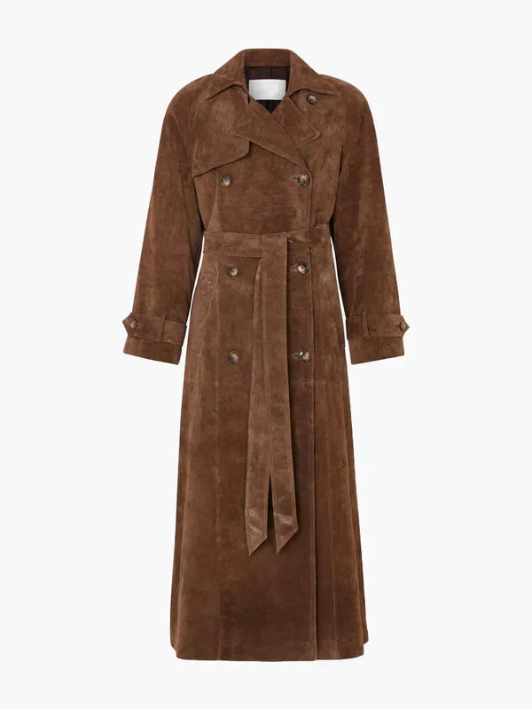 Sophie Stylischer Trenchcoat aus Leder
