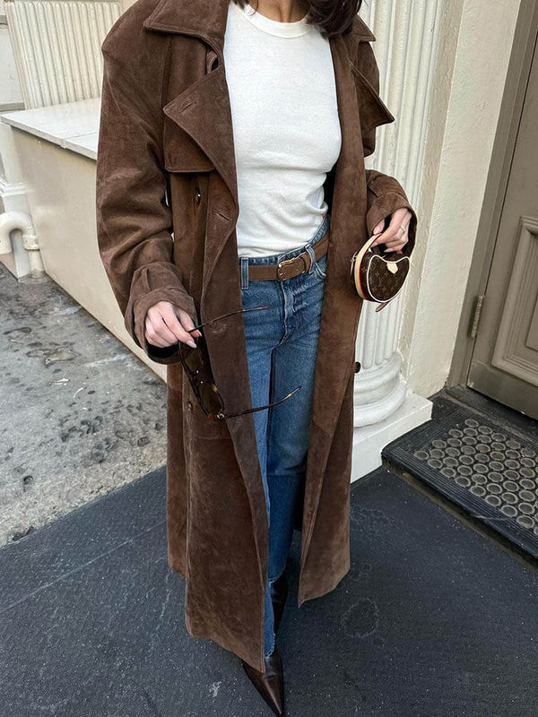 Sophie Stylischer Trenchcoat aus Leder