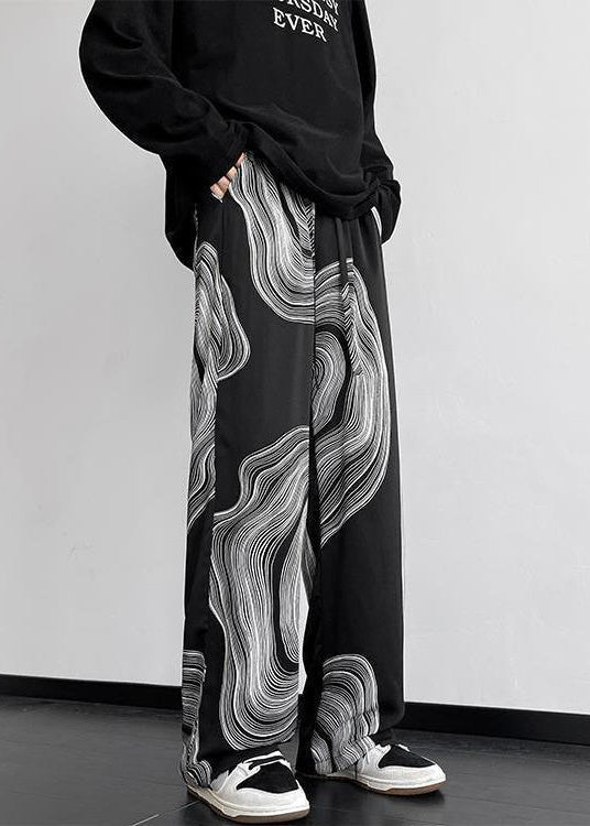 Leo | Übergroße Druck Baumwollhose