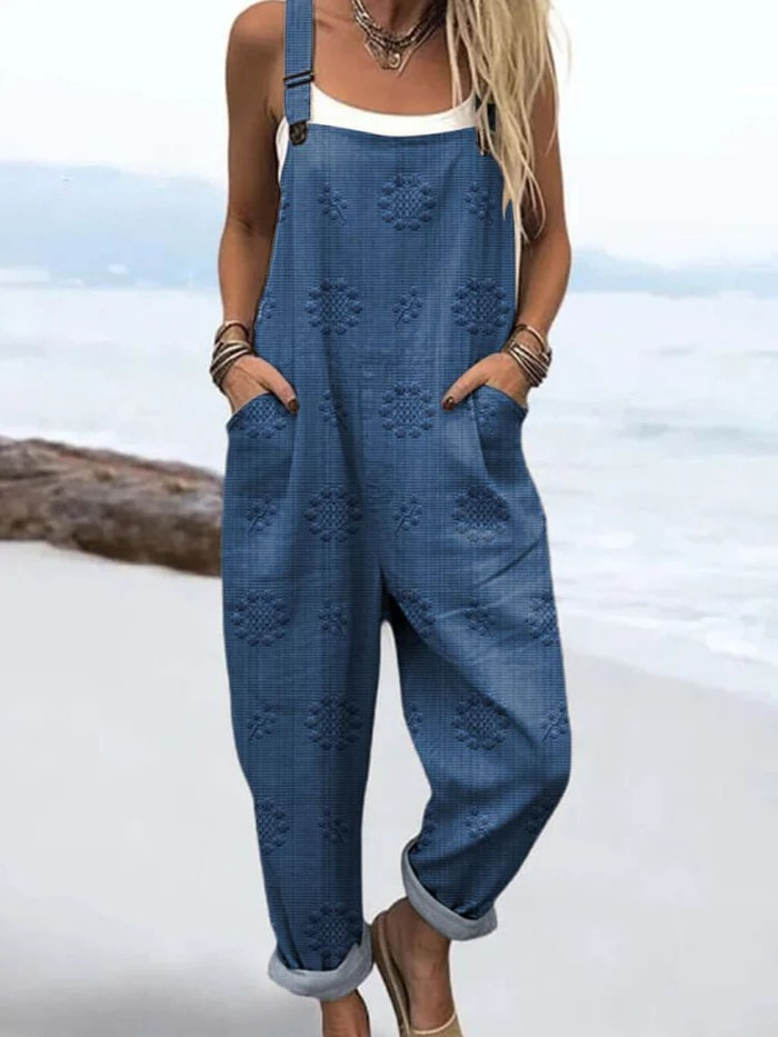 Petra - Vintage Lässiger Overall