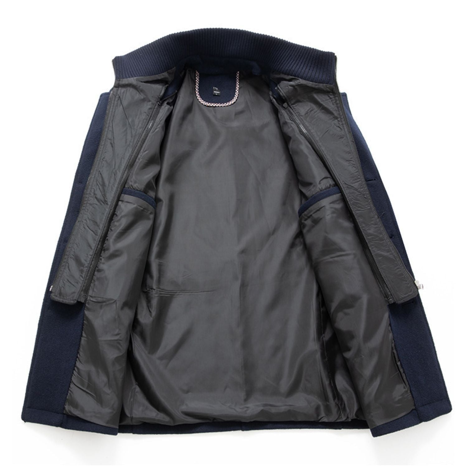 WoolGuard Winterjacke | Sanfter Wollmix mit doppelten Kragen