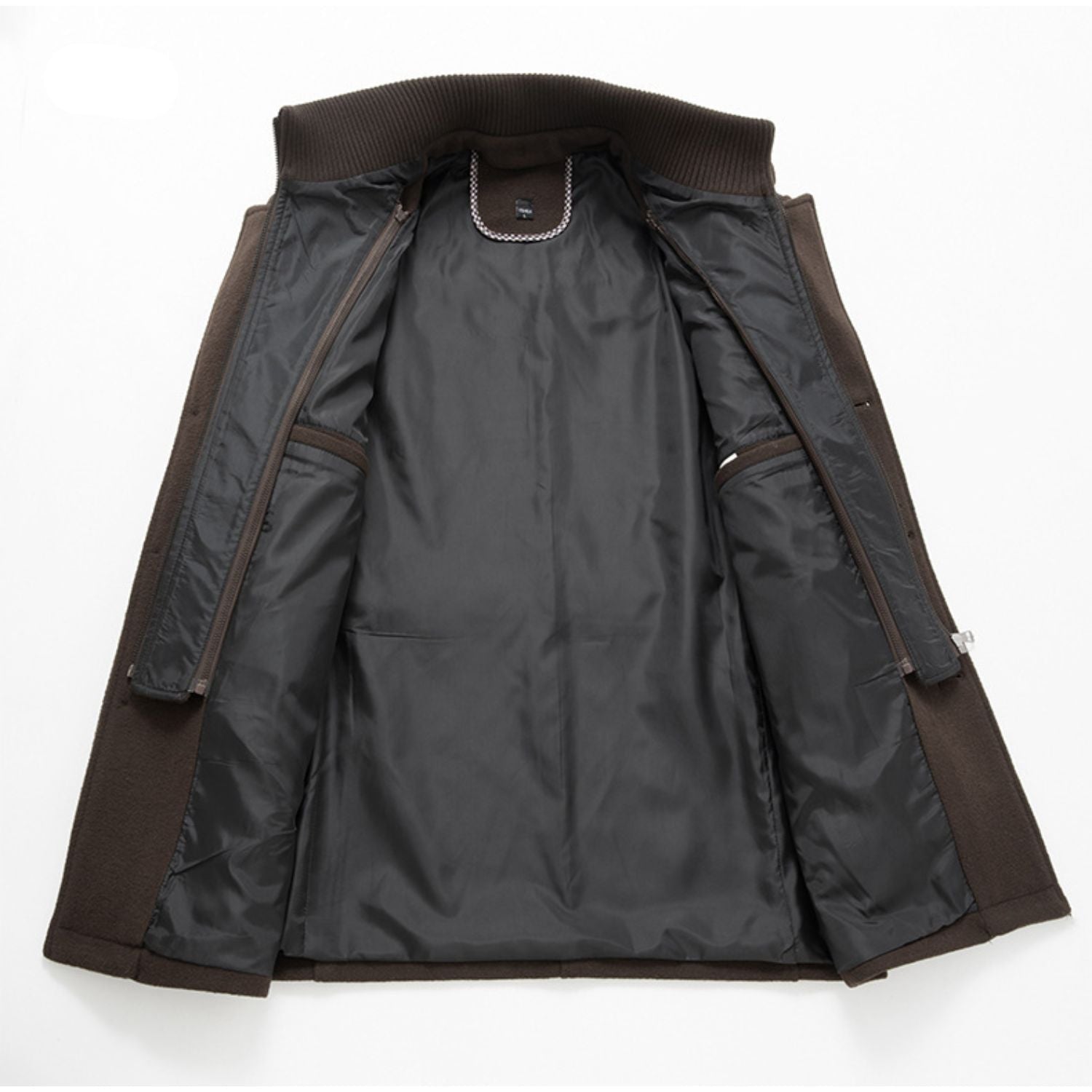 WoolGuard Winterjacke | Sanfter Wollmix mit doppelten Kragen